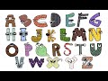 All alphabet lore a to z but with game textures