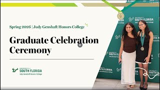 4:00 PM | USF Judy Genshaft Honors College Spring 2026 Graduation Celebration