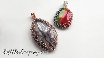 Wire Knit Bezel Tutorial Using Soft Flex Copper Craft Wire: Conversations In Wire w/ James Browning
