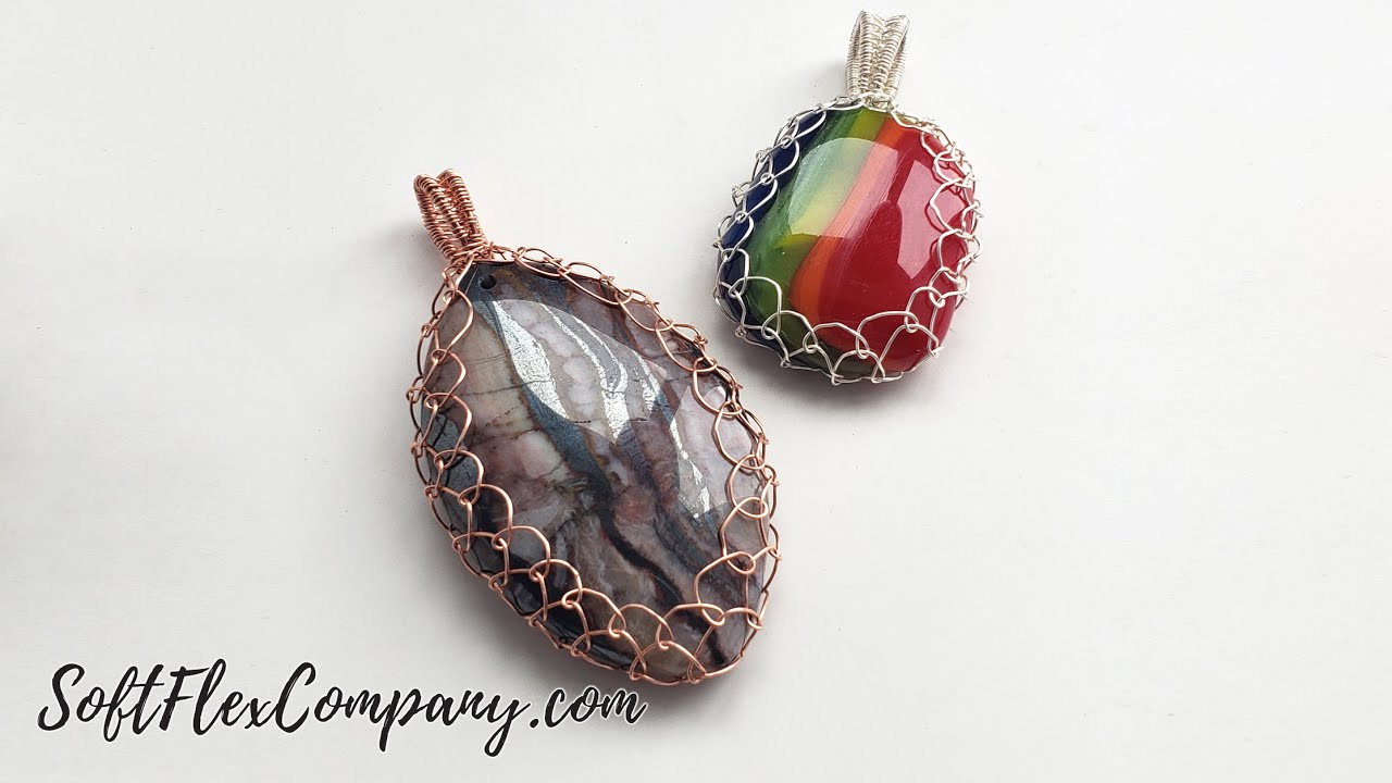 Wire Knit Bezel Tutorial Using Soft Flex Copper Craft Wire