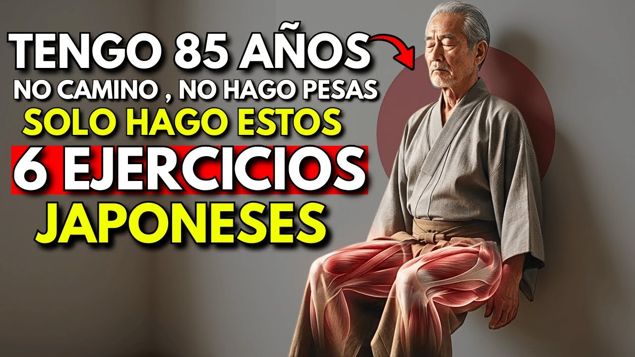 Japón Revela: 6 Ejercicios Secretos para No Perder Fuerza en las Piernas Después de los 60