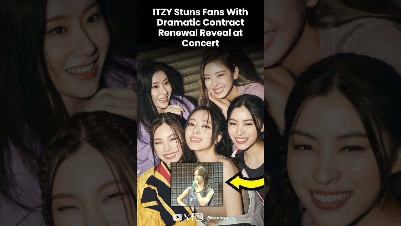 ITZY ошеломили фанатов драматичным объявлением о продлении контракта на концерте 