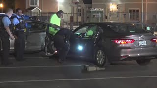 Baby found inside stolen car after police pursuit ends; one arrested, two at large