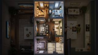 3D Dream House Tour: Ultimate Modern Interior Design Ideas 🏡✨ #youtubeshorts #youtubecreator #fyp