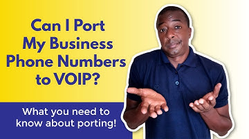 Can I port my business phone numbers to VOIP?