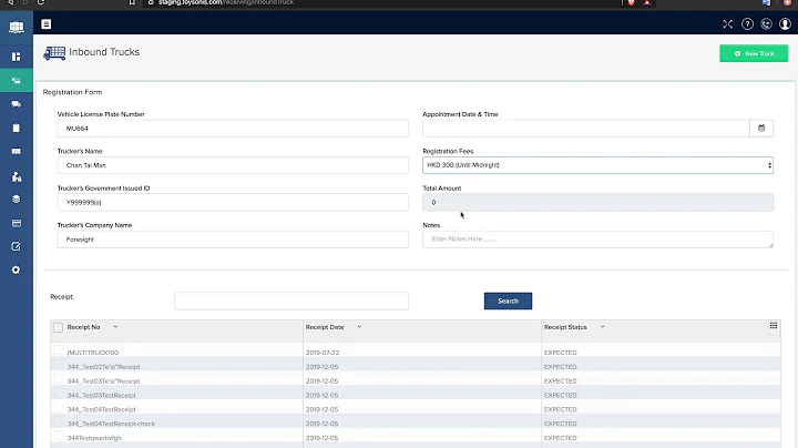 Foysonis Trucker Registration