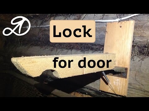 Lock The Door. DIY Door Stopper