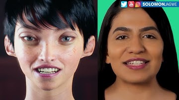 MetaHuman Facial Animation Driven by Ai Text to Speech from Human Voice Actor ~ Synthesia