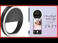Boost Your Selfies and Video Calls with This Portable Clip-On Ring Light