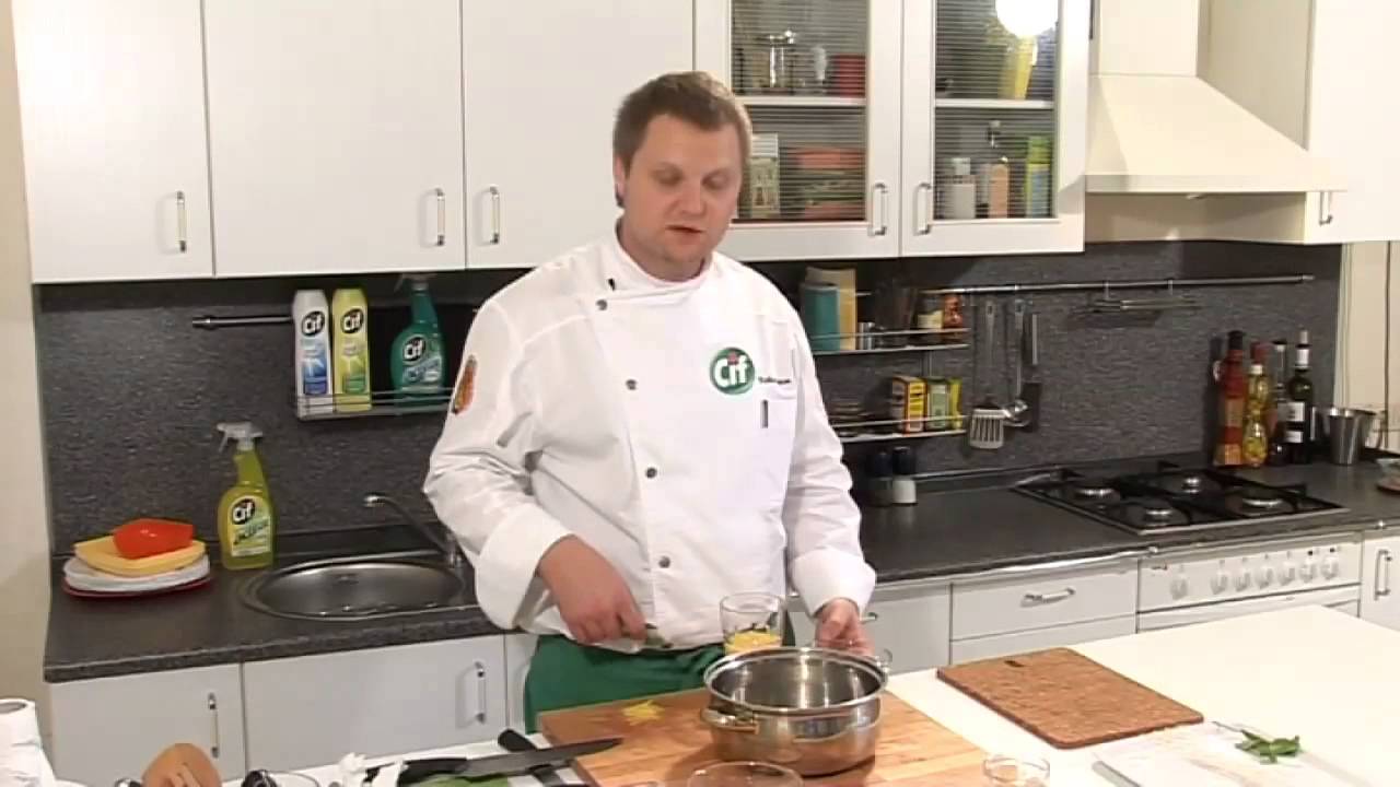 Апельсиновый десерт с кремом