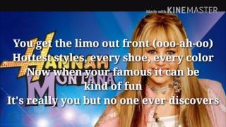 Hannah Montana Theme Song w\/ lyrics