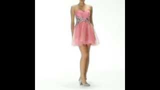 Short Blush Pink Prom Dresses