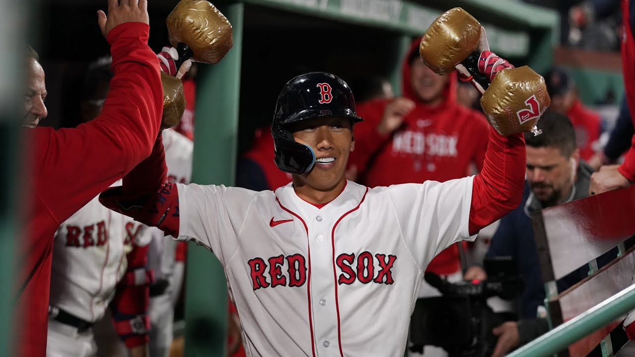 Masataka Yoshida connects for his 1st career homer! YouTube