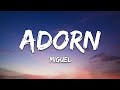 Capture de la vidéo Miguel - Adorn (Lyrics)