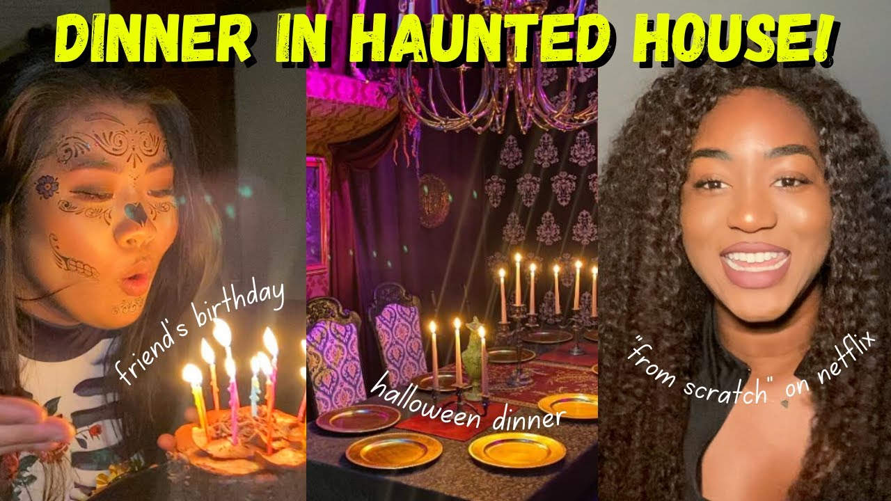 Spending Halloween Week With Me | Scary Dinner, Birthday Party & Thrifting