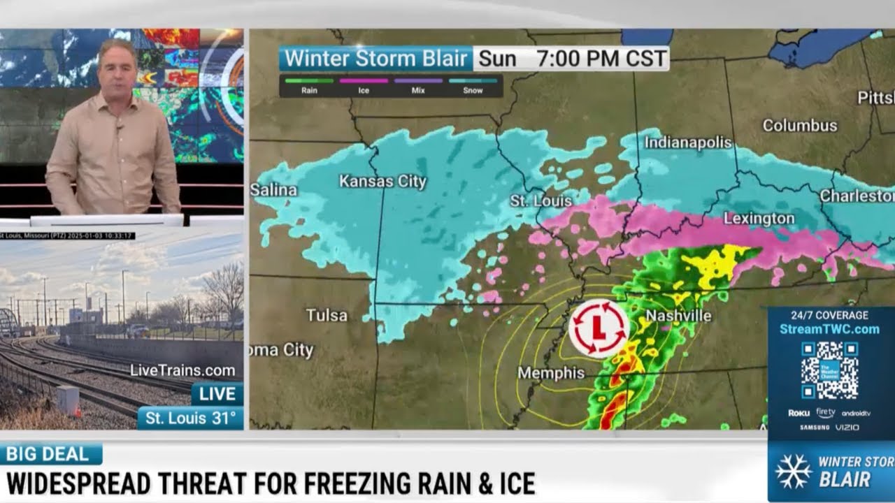 Winter Storm Blair's Timing and Cross-Country Impacts - January 3, 2025 ...