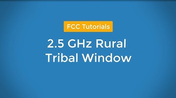 How to use the 2.5 GHz Rural Tribal Mapping Tool