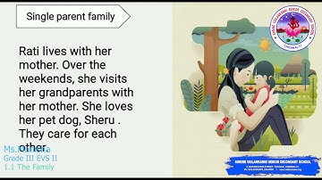 SVSSS Grade 3 - EVS II - 1.1 - The Family