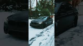 Stage 2+ BMW F10 in The Snow #maxperformance #bmwf10 #bmw #sigowhips