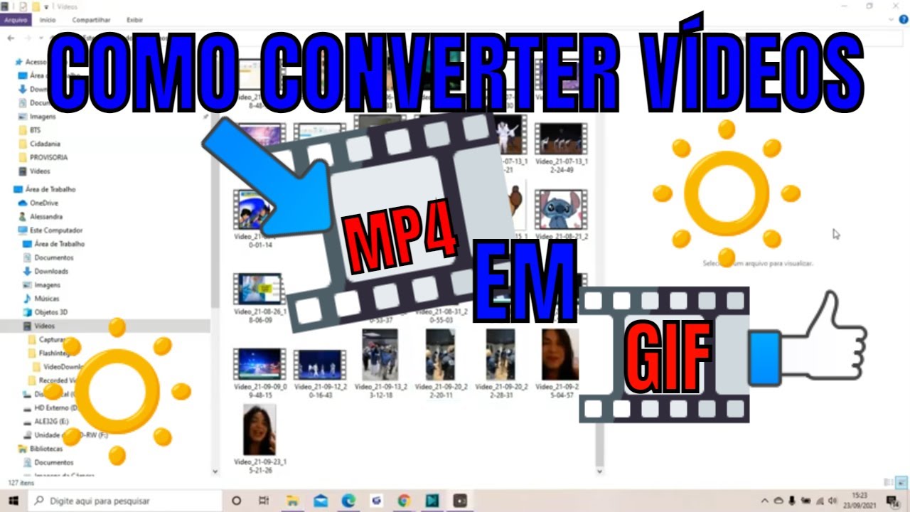 Como converter seus exercícios de vídeo MP4 para Gif animado