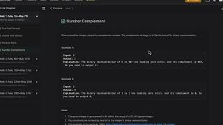May LeetCode 30 Day Challenge 4 - Number Complement