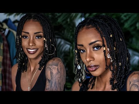 easy-protective-style-for-natural-hair-growth-|-mini-braids