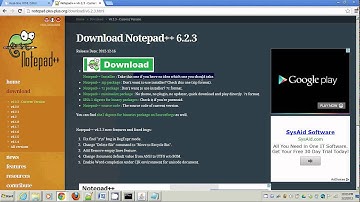 Web Development I - Installing Notepad++ Part One (1)