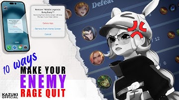 10 WAYS TO MAKE YOUR ENEMIES RAGE QUIT