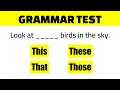 Ceci cela ceuxci ceuxl  test de grammaire anglaise