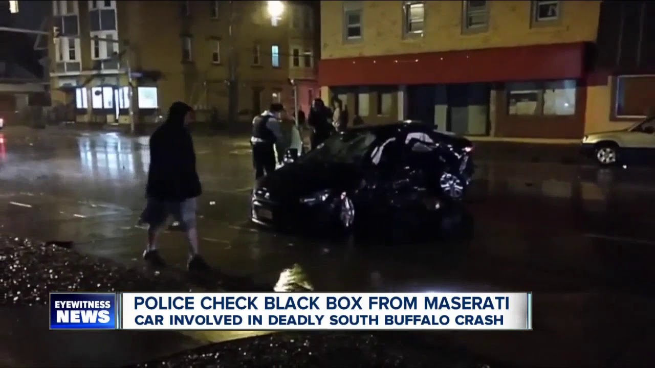 Maserati's black box searched after deadly South Buffalo crash