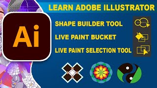 Adobe Illustrator Class 7 - Shape Builder Tool - Complete Training