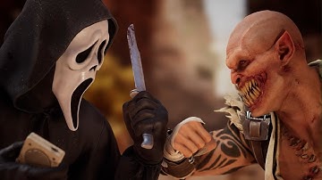 Mortal Kombat 1 - Ghostface vs Baraka | All Intro/Interaction Dialogues
