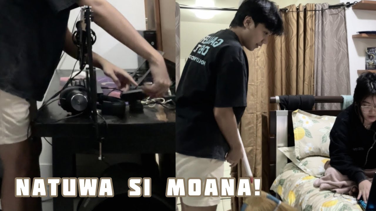 Surprise Linis sa kwarto ni Moana! (NAGULAT SIYA!)