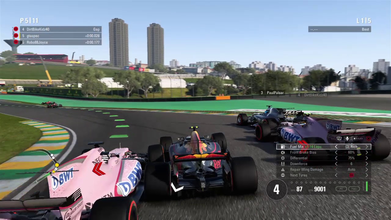 F1 2017: Online lobbies in a nutshell.
