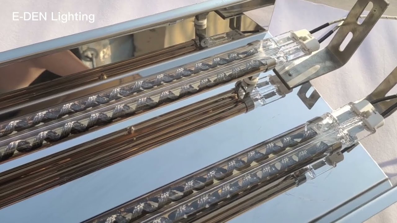 Stainless Steel Reflector With Double Tubes Infrared Heat Emitter