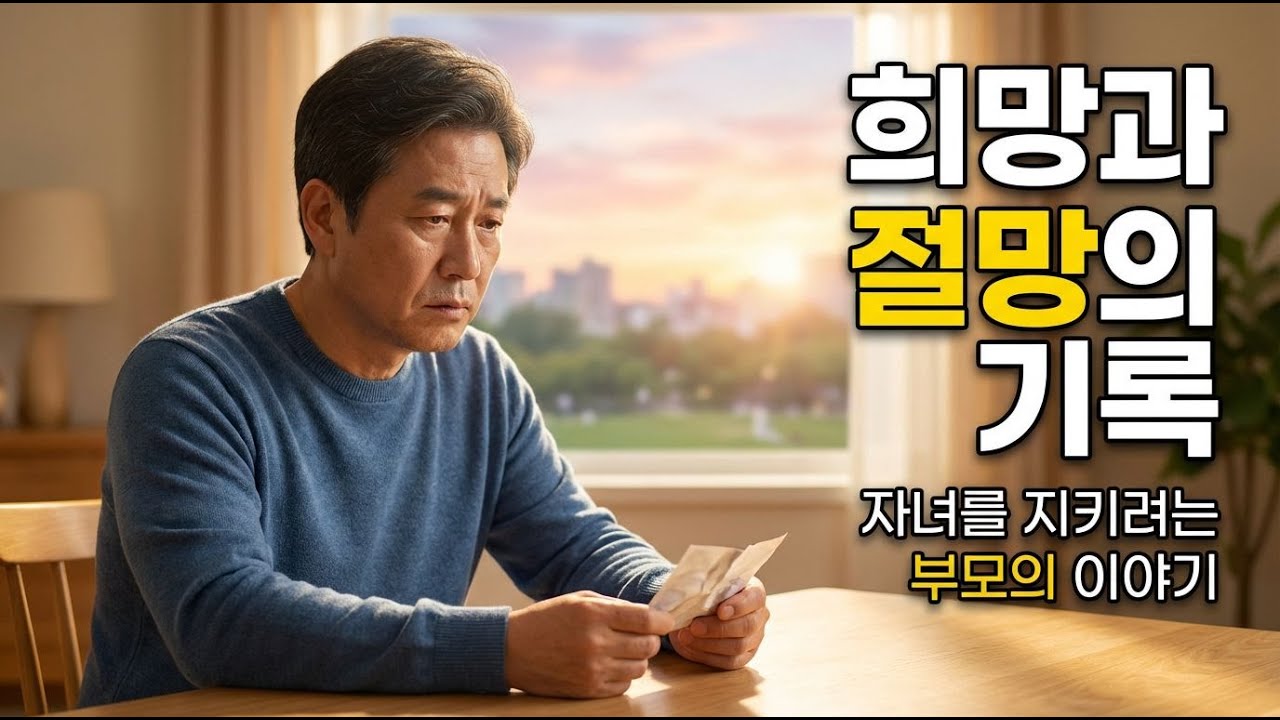 사랑과 슬픔의 이야기, 자녀를 위한 마지막 희망 | 틀어놓고 듣는 인생 이야기