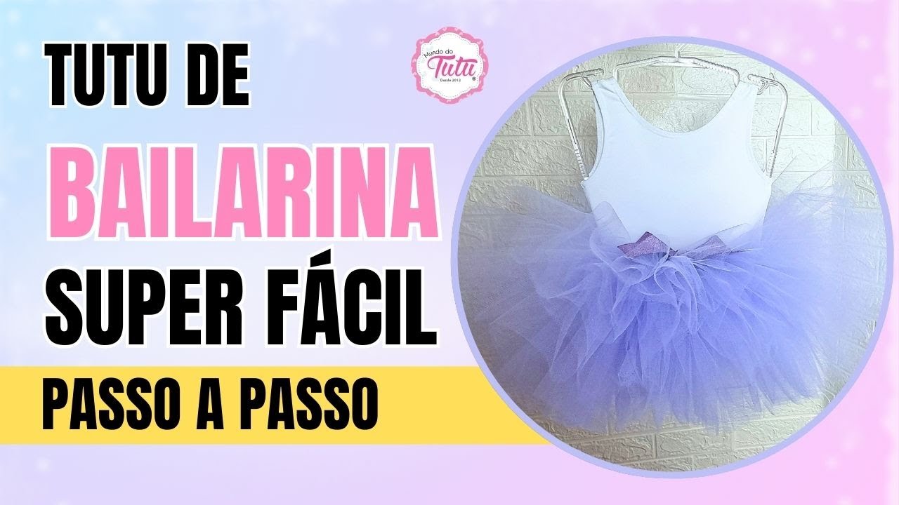 Saia Tutu Fácil e Volumosa | Passo a passo completo | Faça você mesmo | Diy | Saia tutu profissional