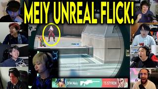 Valorant Streamers React To DFM Meiy UNREAL FLICK Against TS In VCT