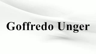 Goffredo Unger Details