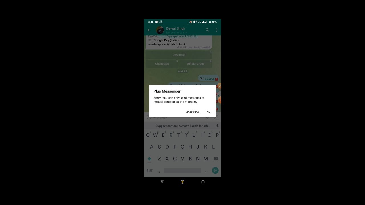 Sorry You Can Only Send Messages To Mutual Contact At The Moment sorry-you-can-only-send-messages-to-mutual-contact-at-the-moment