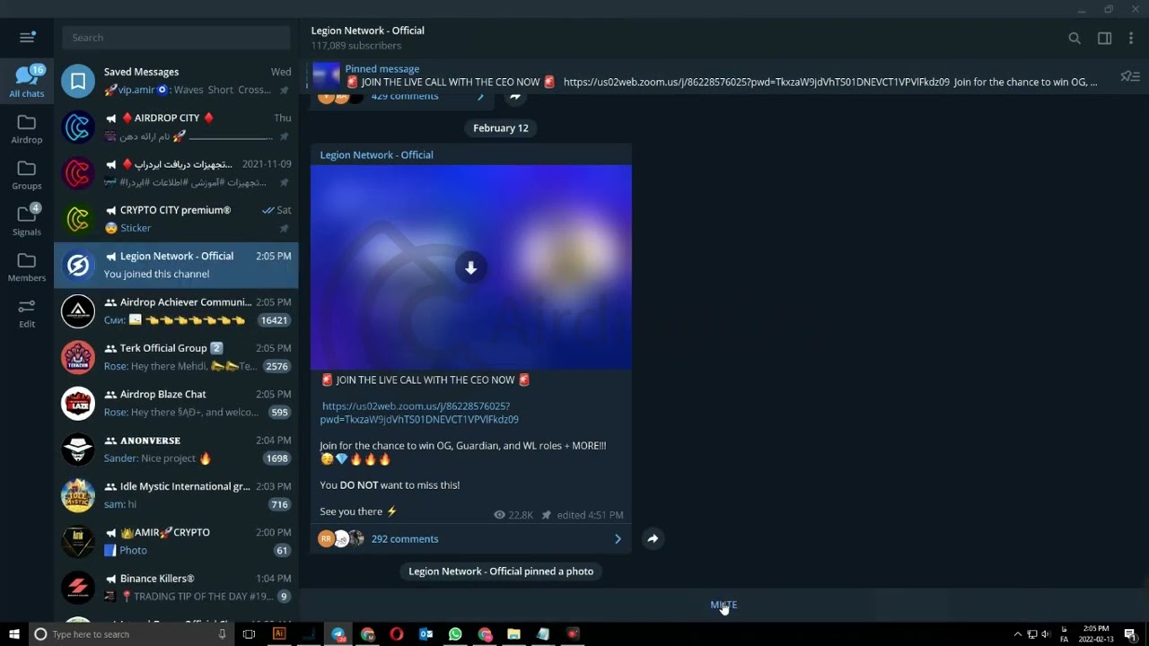 Legion Network Airdrop Registration