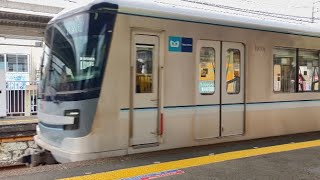 東京メトロ13000系13114F普通中目黒行き東武鉄道スカイツリーライン大袋到着