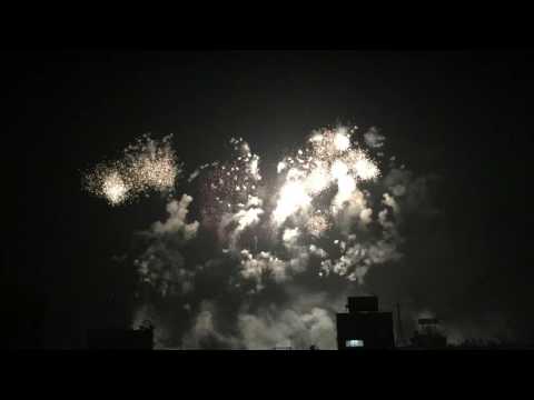 今治市民のまつり　おんまく花火　2016.8.7