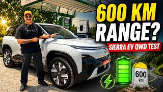 600 KM in Tata Sierra EV QWD? Real Highway Range Test screenshot 3