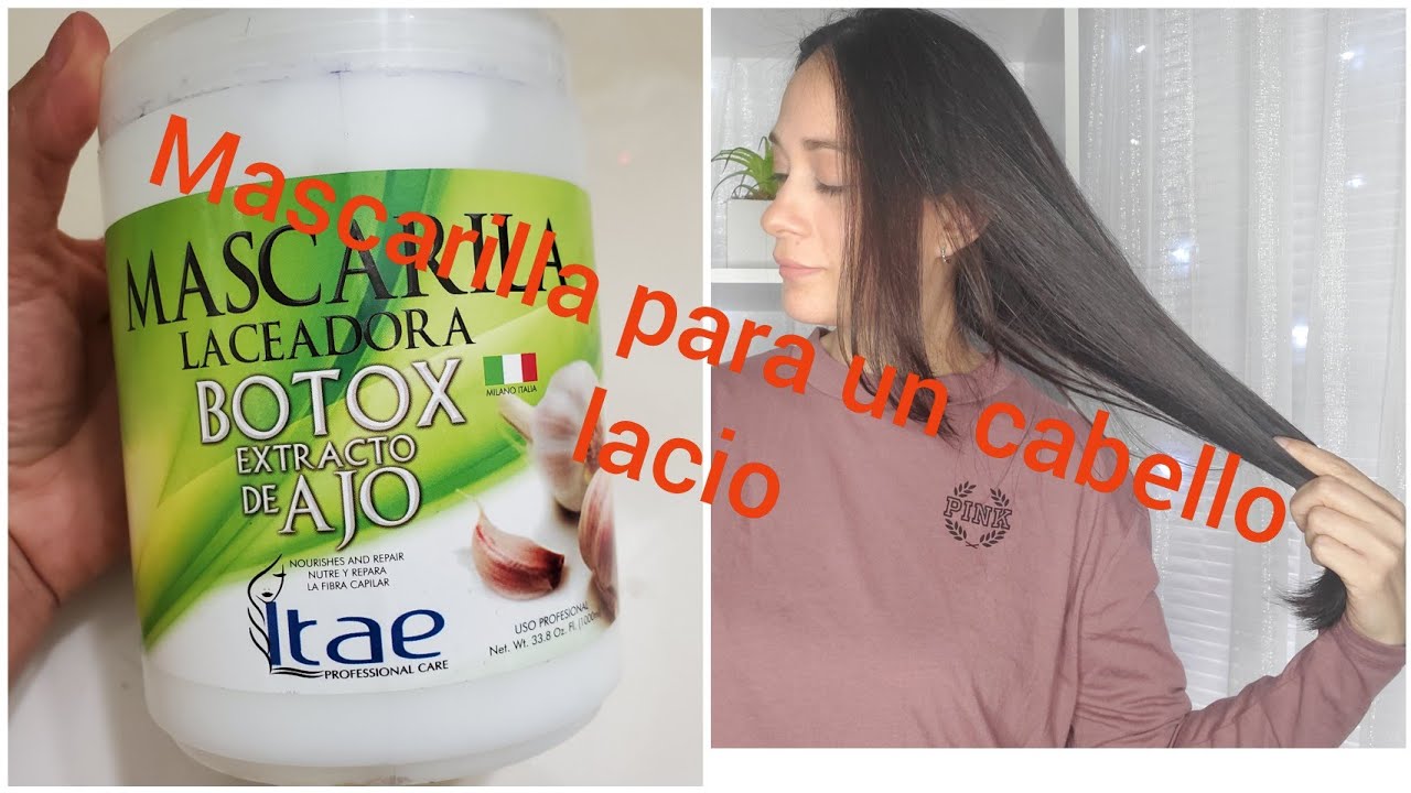 La mejor mascarilla laceadora botox extracto de ajo🧄🧄🧄