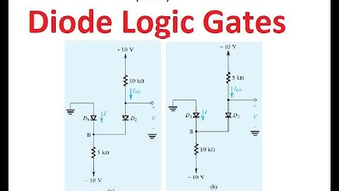(E)EDC(S) Ex 4.2 || Diode Logic Gates  || AND and OR Logic Gates