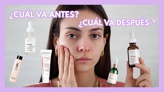 En que orden van tus productos de SKINCARE | Anna Sarelly