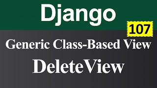 DeleteView in Django (Hindi)