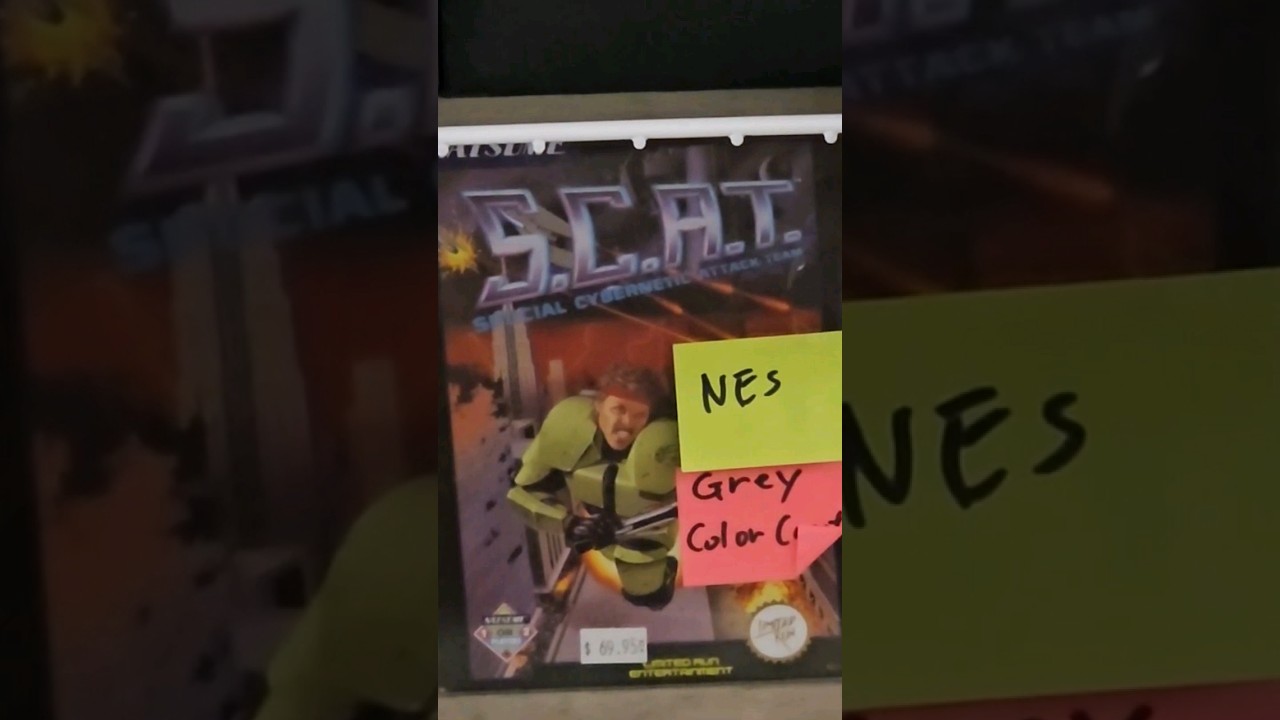 What you guys know about this S.C.A.T. game? #nintendo #nes #retrogaming