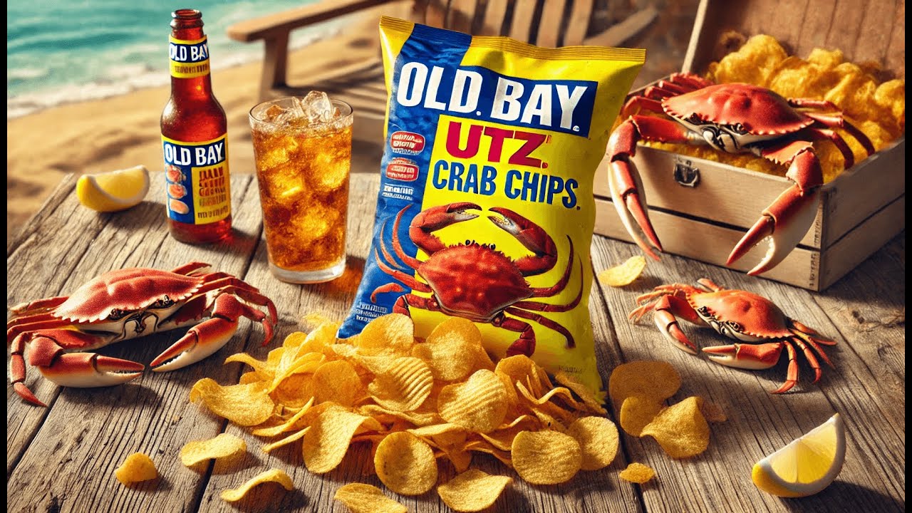 🦀 Herr's Old Bay Seasoned Cheese Curls 7.5 Oz | Best Crab Chips Old Bay Utz 🦀